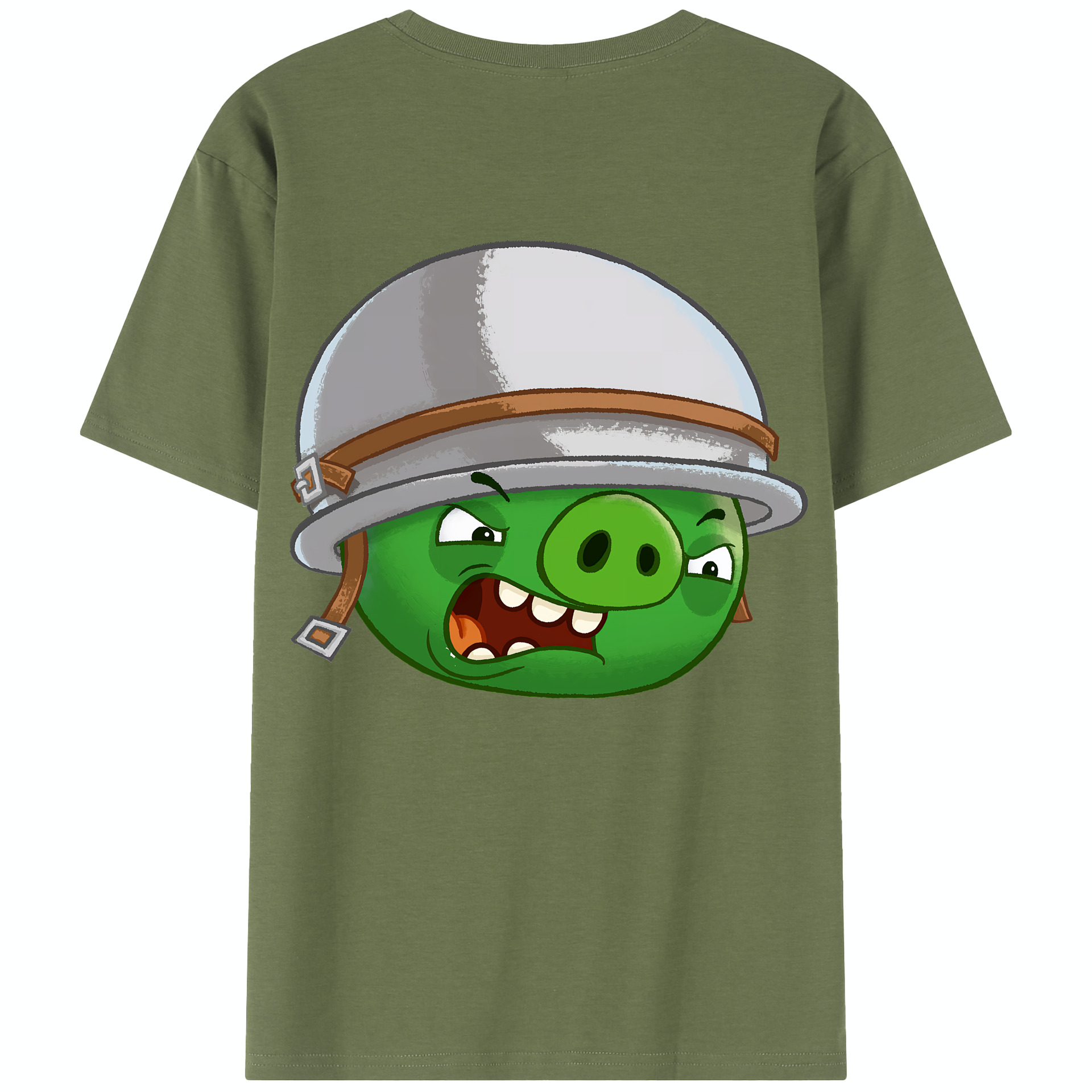 （画像用） Angry Birds アングリーバード 綿100％半袖Tシャツ（背面プリント）